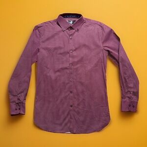Versace‎ Abbigliamento Sportivo SRL Men's LS Dress Shirt Size S 14-14.5 32/33